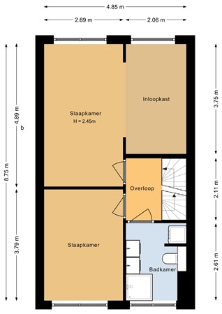 Floorplan - François Valentijnstraat 39, 1335 RA Almere